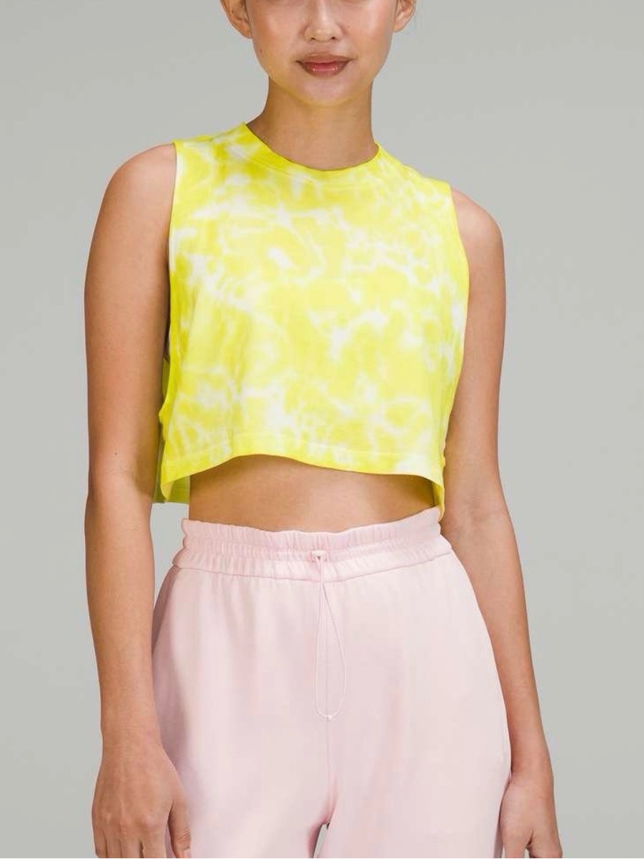 Lululemon All Yours Crop Tank Tie-Dye Nwt